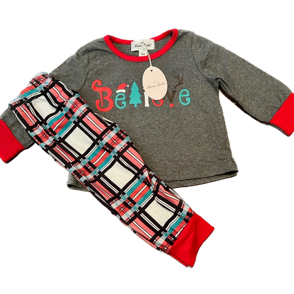 NWT Boutique Christmas Pajamas Set